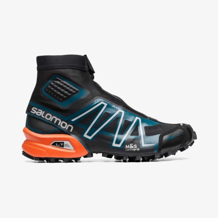 Black / Turquoise Salomon Snowcross Advanced Men\'s Sneakers | IE CX9371